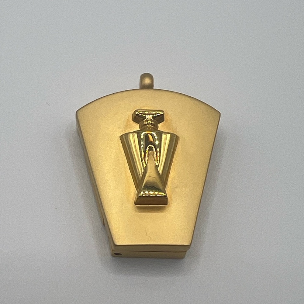 Guerlain Champs Elysees Gold Toned Pendant Empty